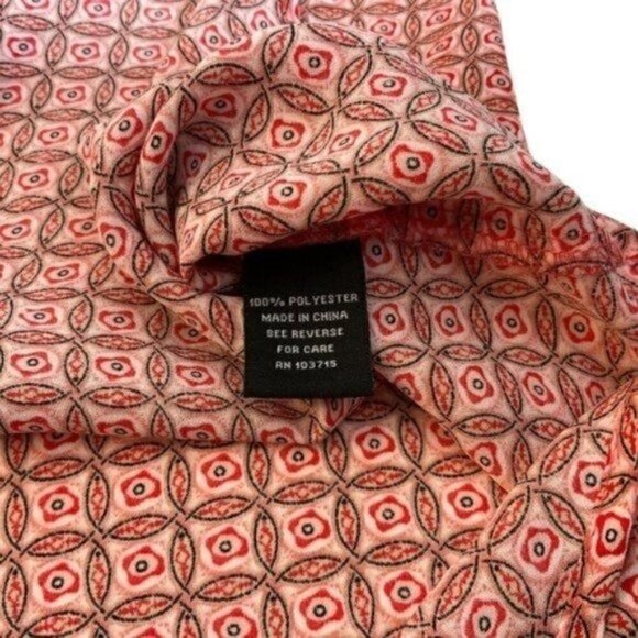 Zac & Rachel Sleeveless Button Down Tunic Blouse Top Size Large - Picture 7 of 10